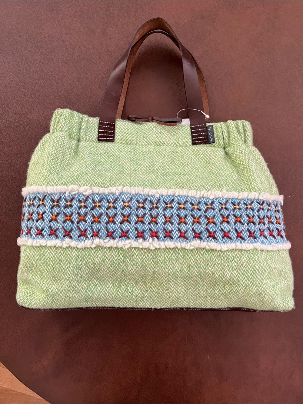 Orla kiely vintage wool bag